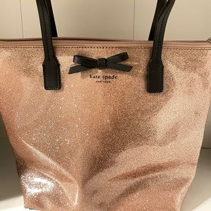 Rose gold Kate Spade purse